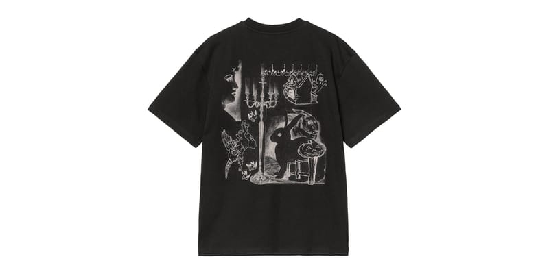 カーハートWIPがOknotokのグラフィックを起用したTシャツを発表
