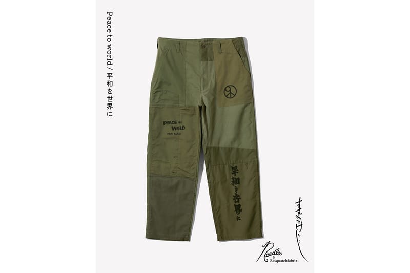 hanako〈NEEDLES〉 x 〈Sasquatchfabrix.〉 NEEDLES × Sasquatchfabrix. 初コラボコレクションが国内11月19日より