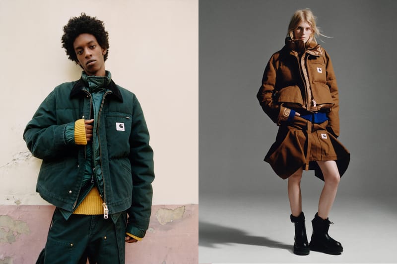 sacai ×Carharttコラボコート/希少サイズ3コレクションカラーサカイ sacai ×Carharttコラボコート/希少サイズ3コレクションカラー