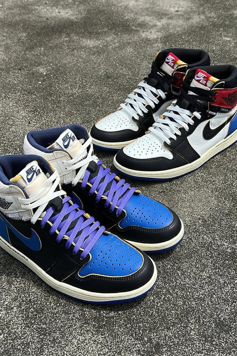 フラグメントxユニオンxエアジョーダン 1 ハイ は3色展開か