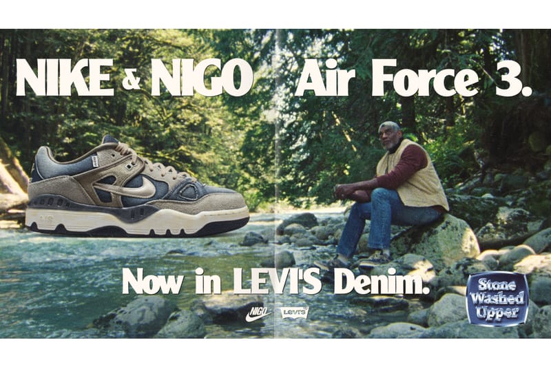 ニゴー x リーバイス x ナイキ エアフォース 3 が登場