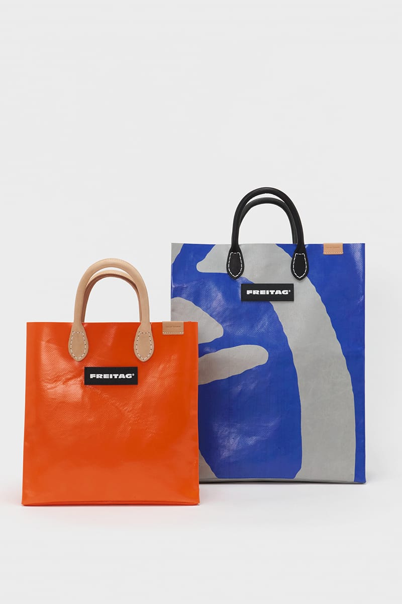 【即完コラボ品】hender scheme ×FREITAG 青 トートバッグ エンダースキーマxフライターグによるコラボプロジェクトの第2弾