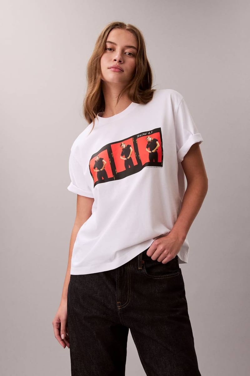   Sport カルバンクライン ケイトモス tシャツ M カルバンクラインがケイト・モスとの新カプセルコレクションを発表