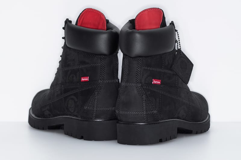 【極美品‼️ティンバーランド 】27cm Supreme × Timberland Supreme×Timberland 'Big Logo 6-Inch Premium Waterproof Boot'ブーツ