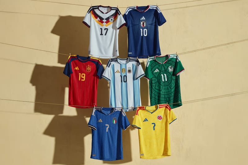 アディダスが2026年FIFAワールドカップ公式ホームキット22種を発表