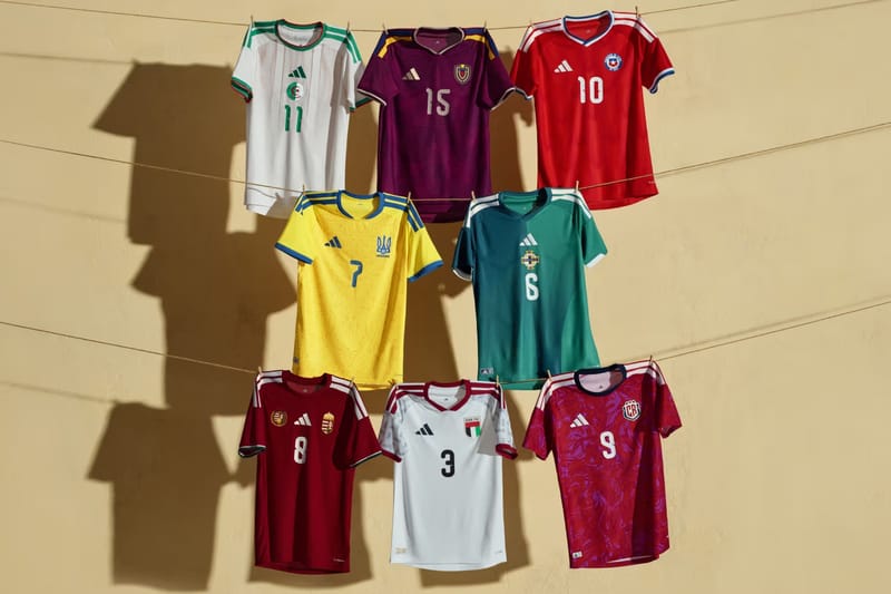 アディダスが2026年FIFAワールドカップ公式ホームキット22種を発表