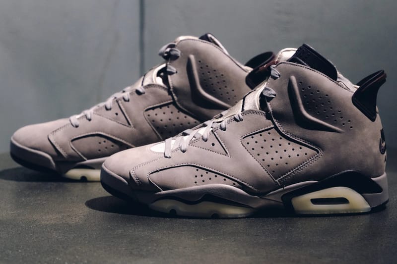 アマ マニエールxエアジョーダン6 スモーキーモーヴの発売情報解禁