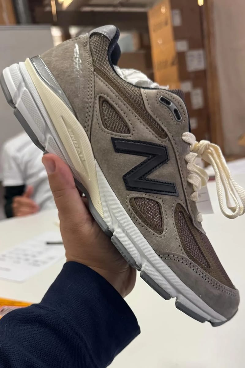 ジョウンドがニューバランスとの次期コラボモデル 990v4 を公開
