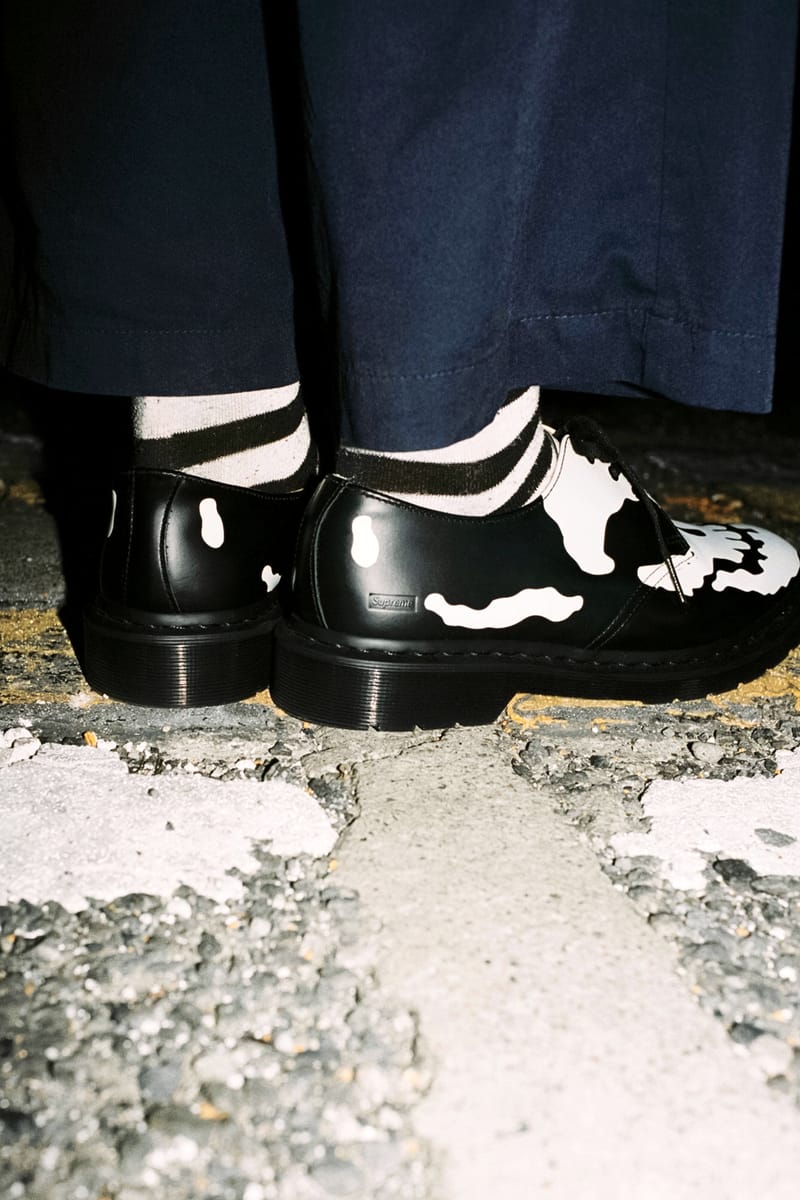 Dr. Martens Supreme コラボモデル 革靴　25 Supreme × Dr.Martens の2025年秋冬コラボシューズが発表 詳細は