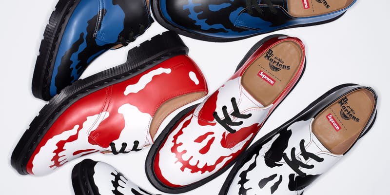 シュプリーム xドクターマーチンから25年秋冬コラボシューズが到着