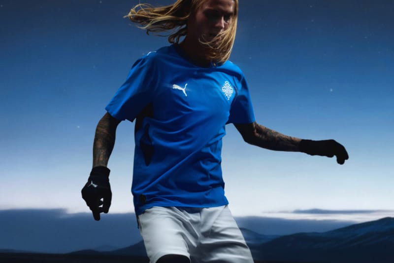 Puma 青色ユニフォーム XO KitKat PUMA プーマ KIDSUPER x ザルツブルク ユニフォーム 半袖 レプリカ