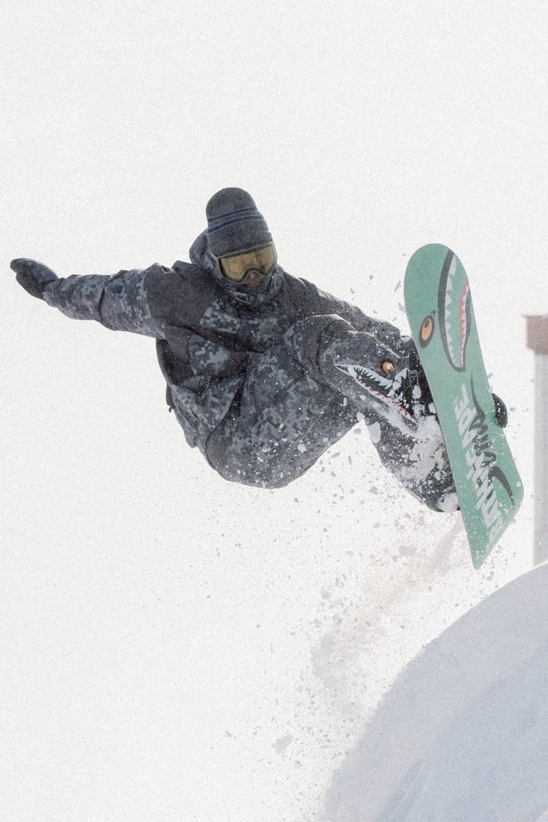 スノーボード bape ベイプ®︎が倉石一樹を迎えた2025年秋冬カプセルコレクションを展開中