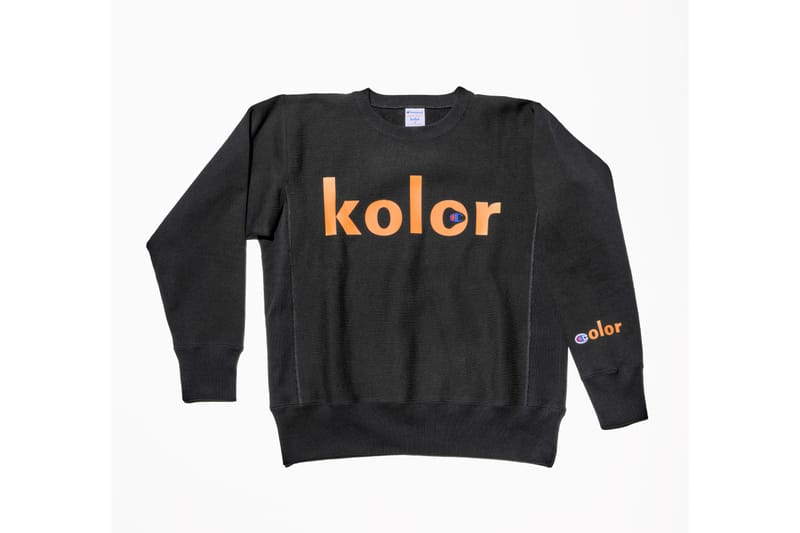 Kolor スウェット チャンピオンxカラーによる初のコラボレーションウェアが登場