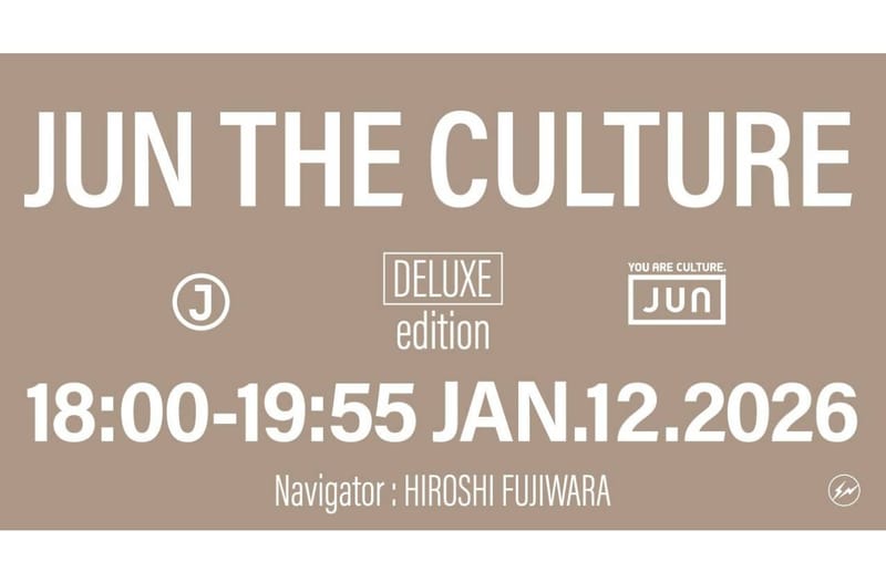 藤原ヒロシがナビゲーターを務めるラジオ番組『JUN THE CULTURE DELUXE