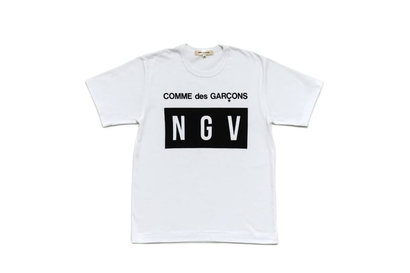 (新品)国内未発売　COMME des GARÇONS✖︎NGV Tシャツ　S コム デ ギャルソン x『ビクトリア国立美術館』コレクションが発売