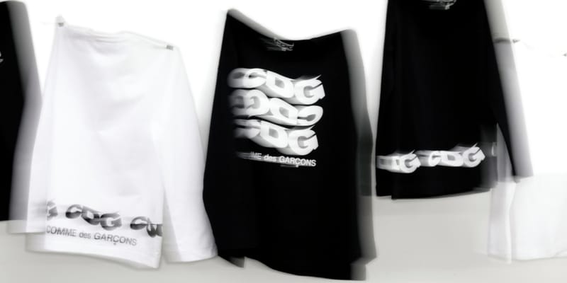 CDG が“ウェーブロゴ”をフィーチャーした新作長袖Tシャツを発表