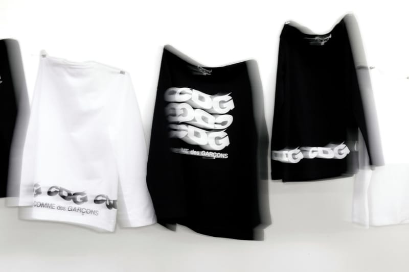 CDG 今期 ウェーブロゴ カットソー CDG が“ウェーブロゴ”をフィーチャーした新作長袖Tシャツを発表