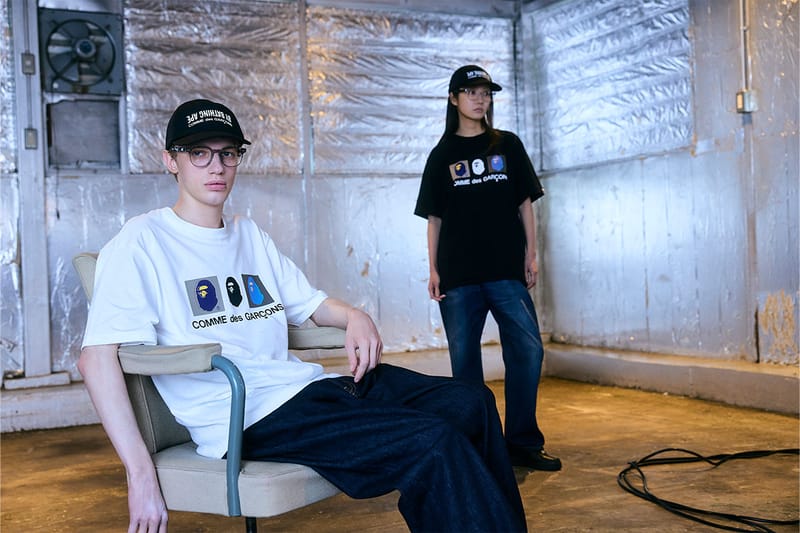 値下げ【美品・未使用】BLACK CDG NIKE アメフトシャツ ブラック コムデギャルソン × Nike 縦スラッシュ・コラボTシャツ