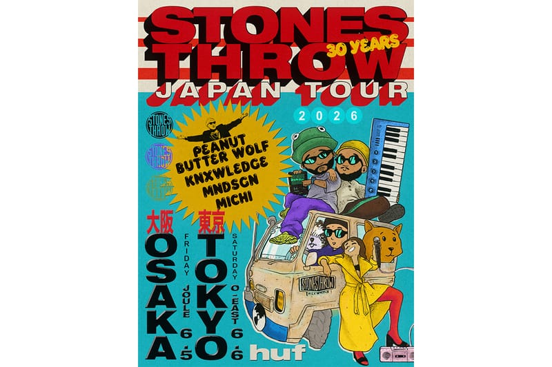 ストーンズ・スロウが設立30周年を記念したジャパンツアーを開催