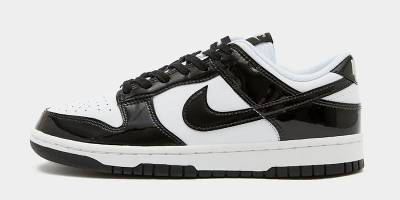 【新品26cm】NIKE｜ダンク ロー NN｜ホワイト/フローラル/ブラック ナイキダンクローの人気カラー“パンダ”がパテントレザー仕様で再登場