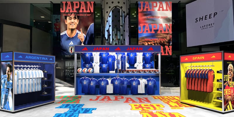 アディダス FIFAワールドカップストアがラフォーレ原宿にオープン