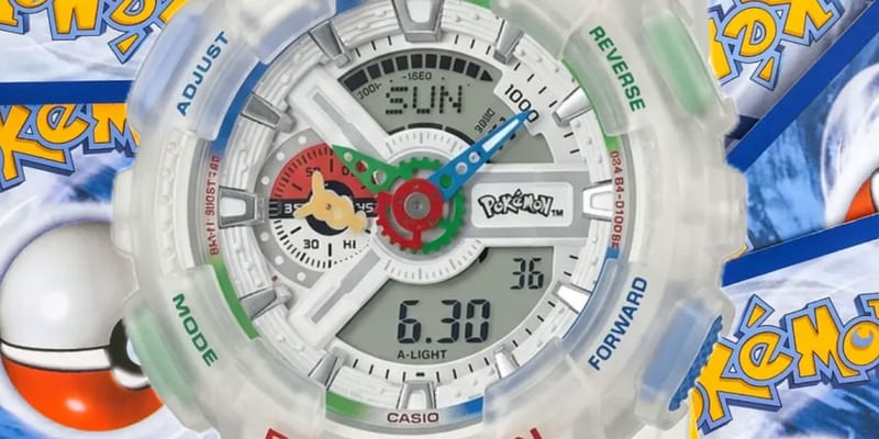 PokémonとG-Shockが初のフルサイズコラボ「GA-110」発売か | Hypebeast.JP