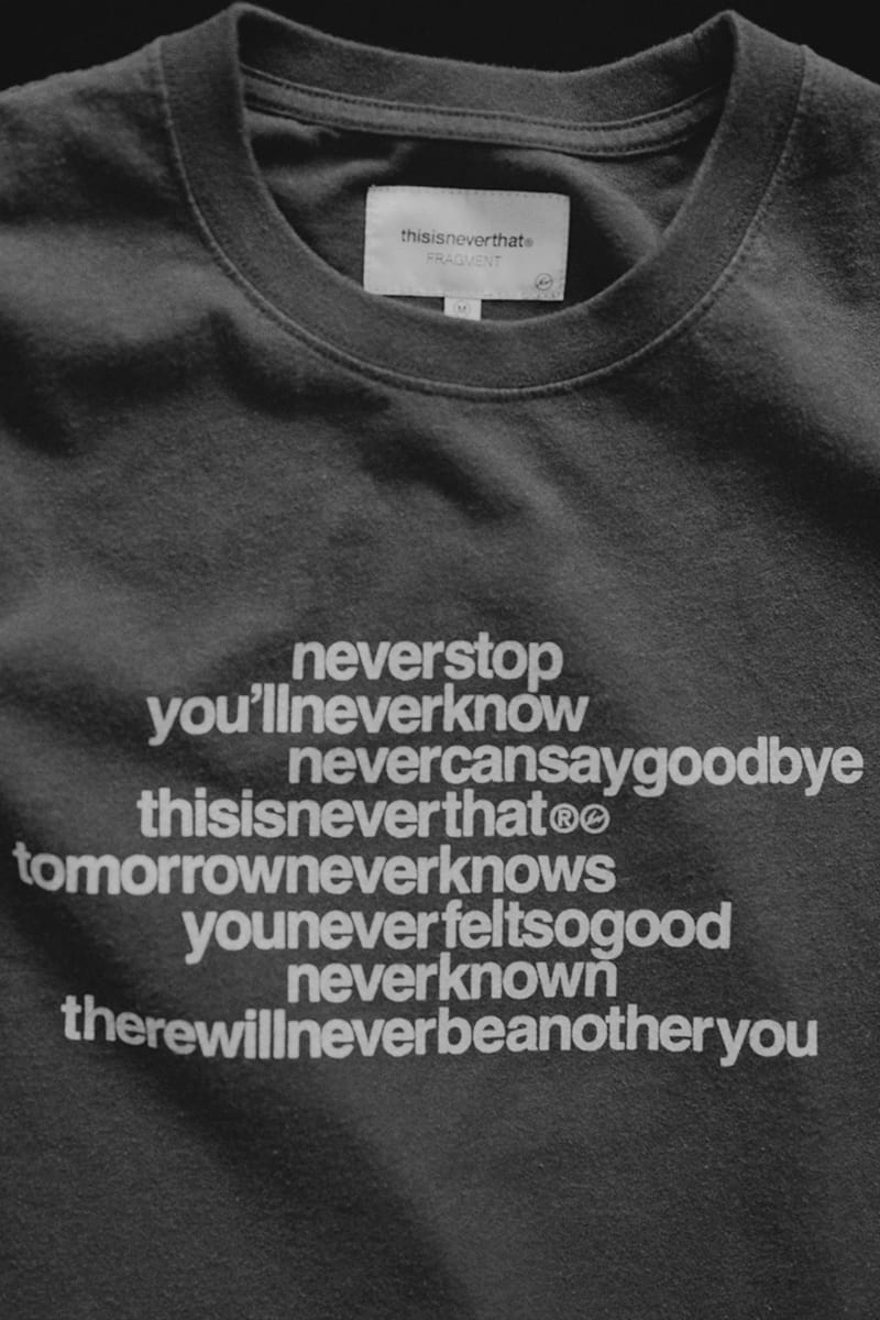 thisisneverthat® と 藤原ヒロシ率いる fragment Design が初の