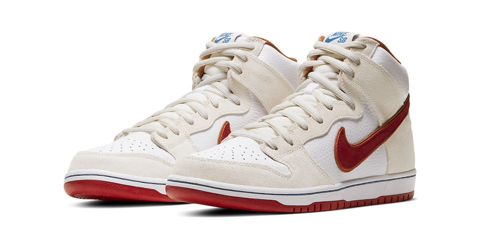 nike sb dunk high team crimson