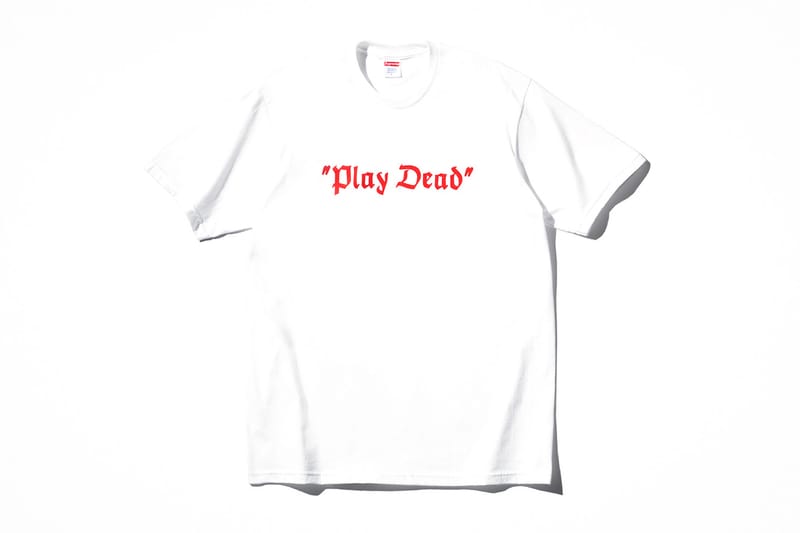 슈프림, 새로운 스케이트 비디오 'Play Dead' 기념 머천다이즈