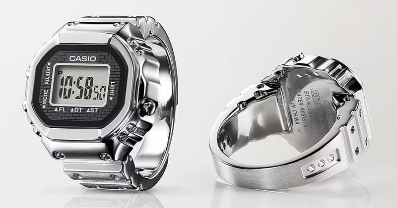 時計 Casio Ring Watch \"Stainless SteelCRW-001 CRW001-1 | Casio Ring Watch
