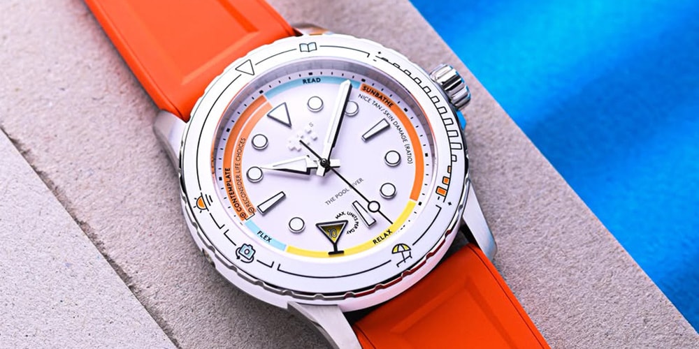 seconde/seconde/ x Christopher Ward C60 Pool Diver Summer Watch | Hypebeast