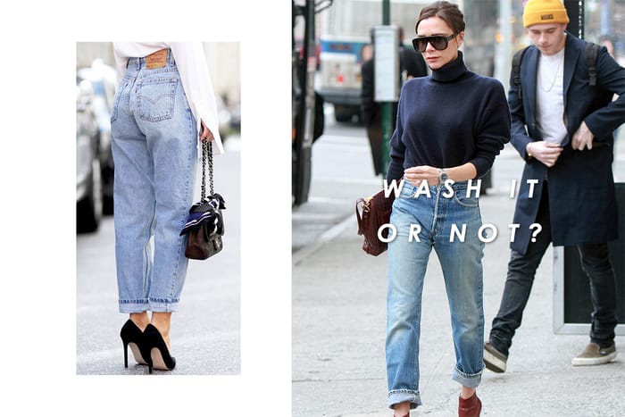 牛仔褲保養的迷思－想不到 Victoria Beckham 也是「不清洗」的派別！