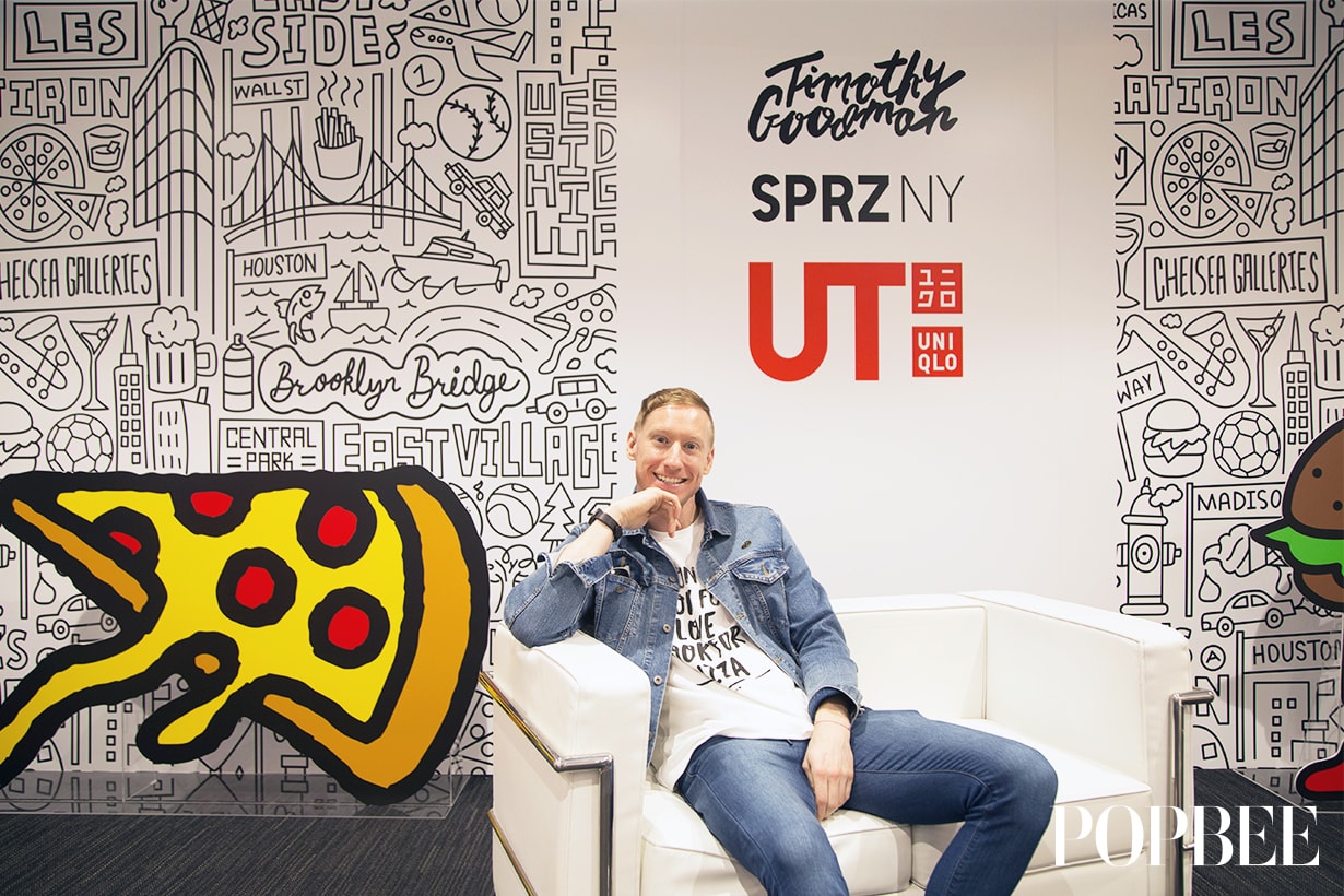 紐約藝術家 Timothy Goodman 與 Uniqlo 推出 UT 系列 - POPBEE