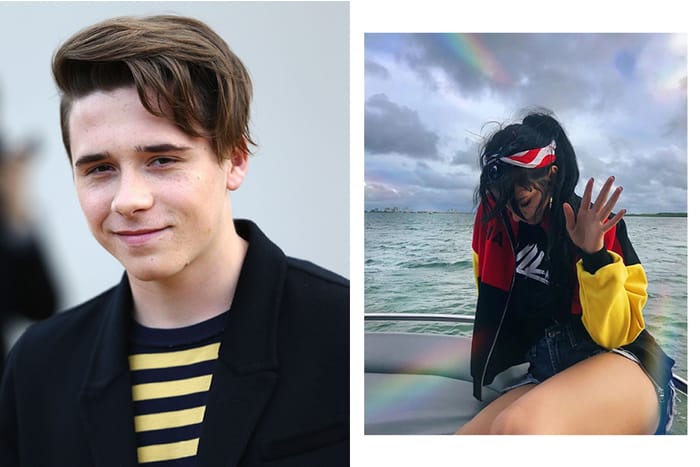 跟 Chloë 分手一星期，Brooklyn Beckham 隨即戀上有「電臀女王」之稱的她…