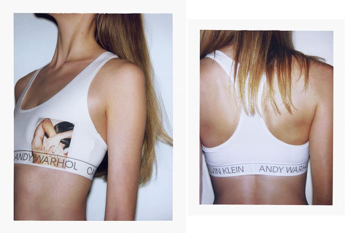 終於買得起 Andy Warhol 的作品！很想要這個 Calvin Klein 聯名內衣系列