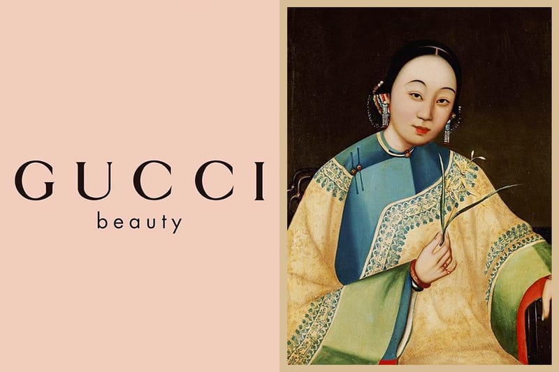 Gucci 開設新Beauty Instagram 帳戶，沒有美妝品看卻驚現清朝女生畫作