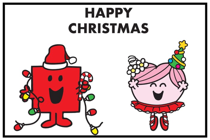 被萌倒了！The Refinery X Mr. Men Little Miss 超可愛聖誕卡