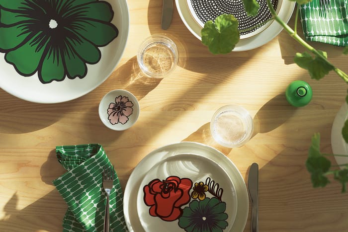 用上了 Marimekko Olva 餐具，食物馬上更美味了！