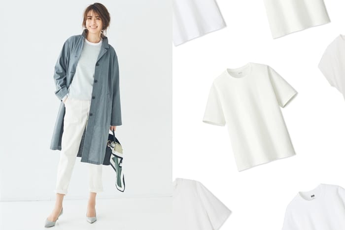 永遠搞不清楚哪款最適合自己？完整解析 7 款 UNIQLO 白 Tee ！