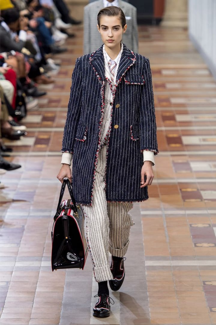 PFW：經典西裝演變出玩味設計，Thom Browne 時尚又帥氣的系列登場