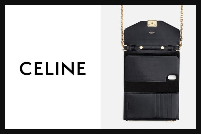 設計超貼心：Celine 新推鏈帶 iPhone Clutch，就直接把它當錢包用吧！