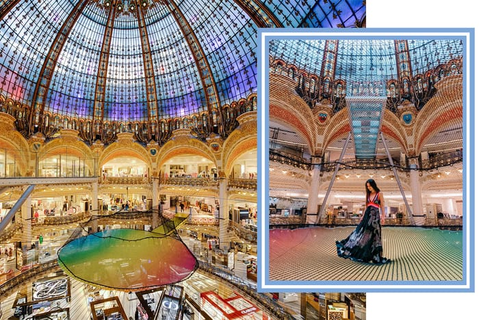 巴黎朝聖必到！Galeries Lafayette 從百貨公司搖身一變為幻彩遊樂場，令賓客樂而忘返！