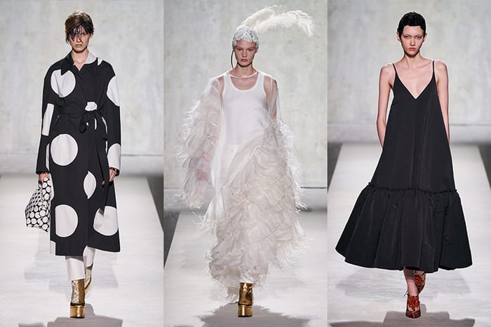 #PFW：Dries van noten 以綺麗繁複主義反抗世界，為何最後卻出現純白夢幻設計？