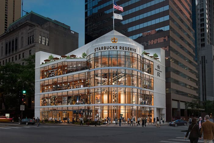 最新打卡點：Starbucks 全球最大旗艦店，即將座落於芝加哥繁華的購物大道上！