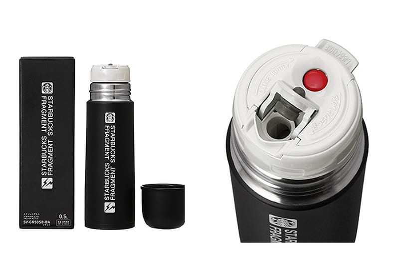 保存容器・ケース STARBUCKS x Fragment Bottle 580ml\"Black\" Fragment×Starbucks 2023 Carved Stainless Bottle Matte Black