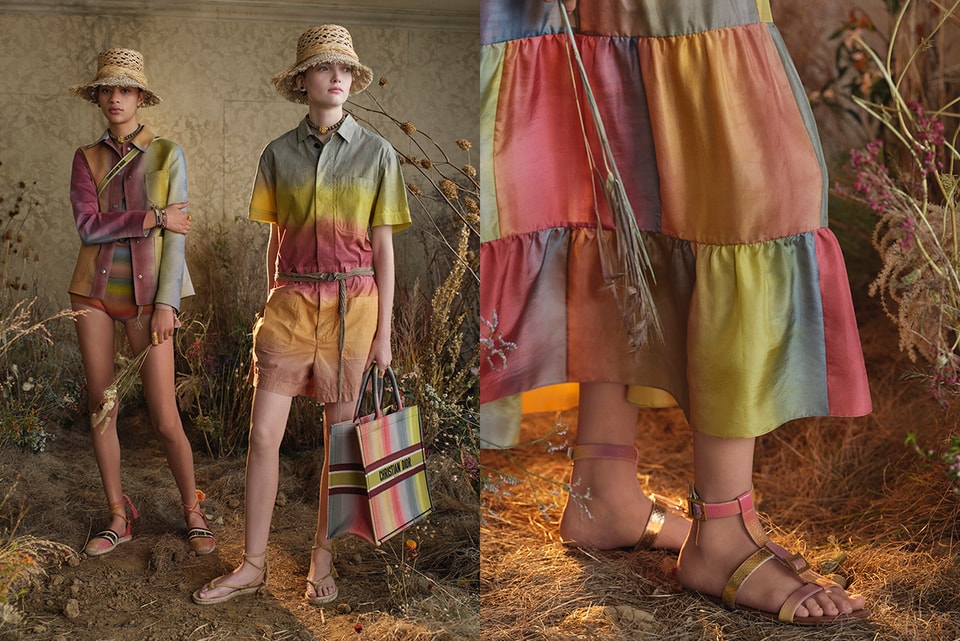 時尚又清新的彩虹色調!Dior spring summer 2020 ready to wear dioraura capsule 豔麗又 ...