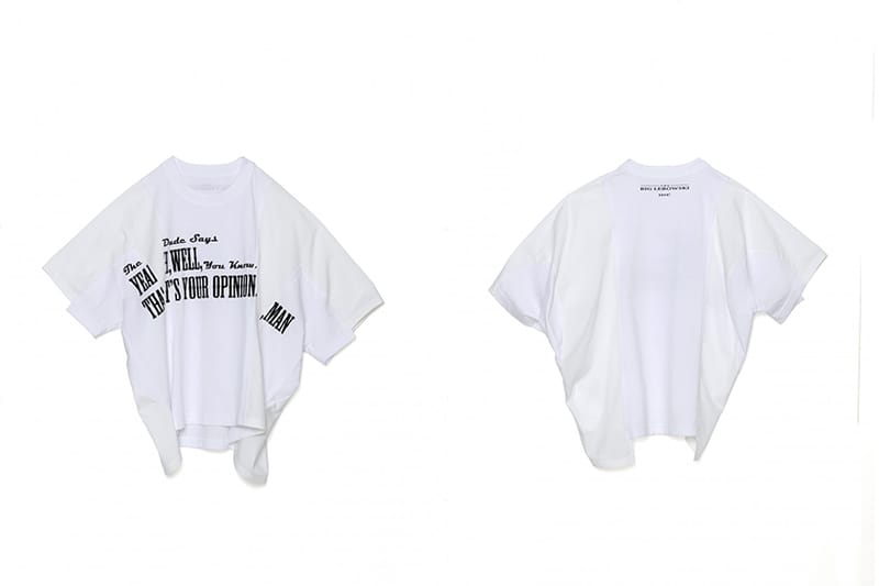 sacai 與《The Big Lebowski》聯名推出拼接系列夏季T-shirt sacai 與《The Big Lebowski》聯名推出拼接系列夏季T-shirt