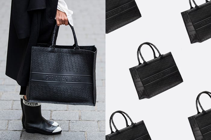 美的剛剛好的手袋，Dior Book Tote 小尺寸新上架一枚優雅黑！