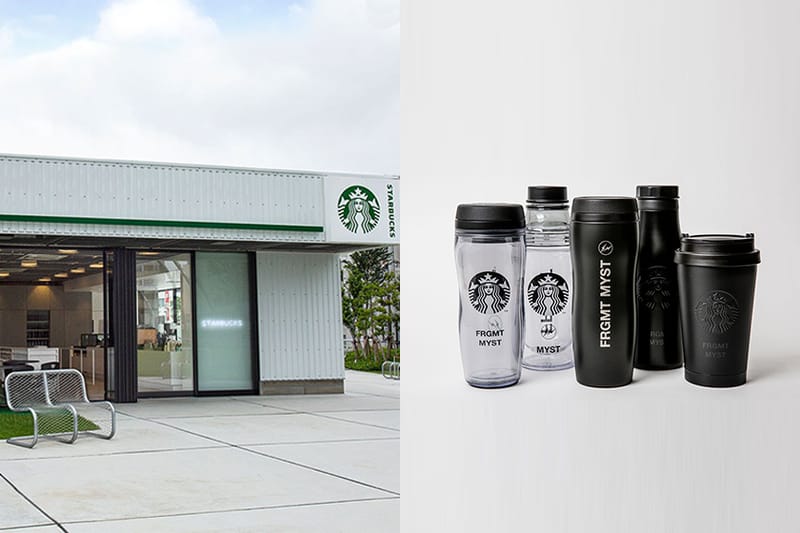 Starbucks x fragment design 日本限定店開幕，黑魂保溫瓶系列引話題