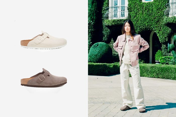 這種杏色最能趁腿白：Stüssy x Birkenstock 不只顏色美，壓紋麂皮更從細節取勝！
